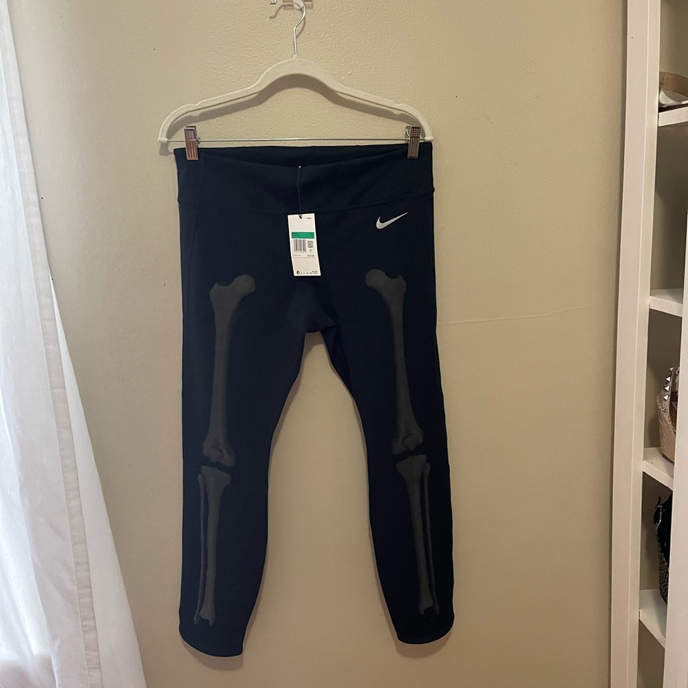 Nike Kids Black Skeleton Leggings
